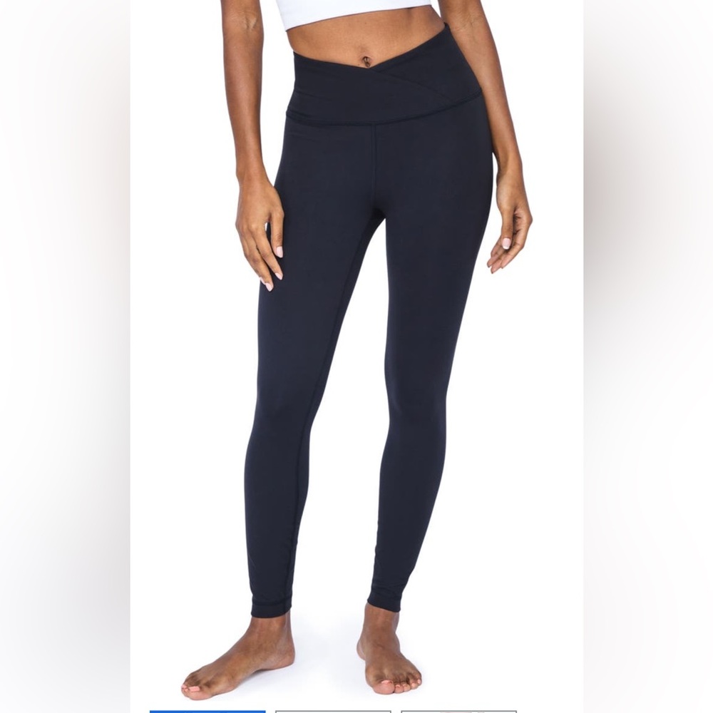 90 degrees carbon interlink black leggings.